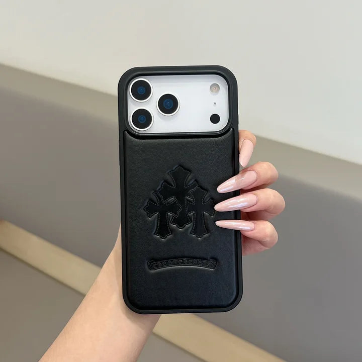 Premium Faux Leather iPhone Case