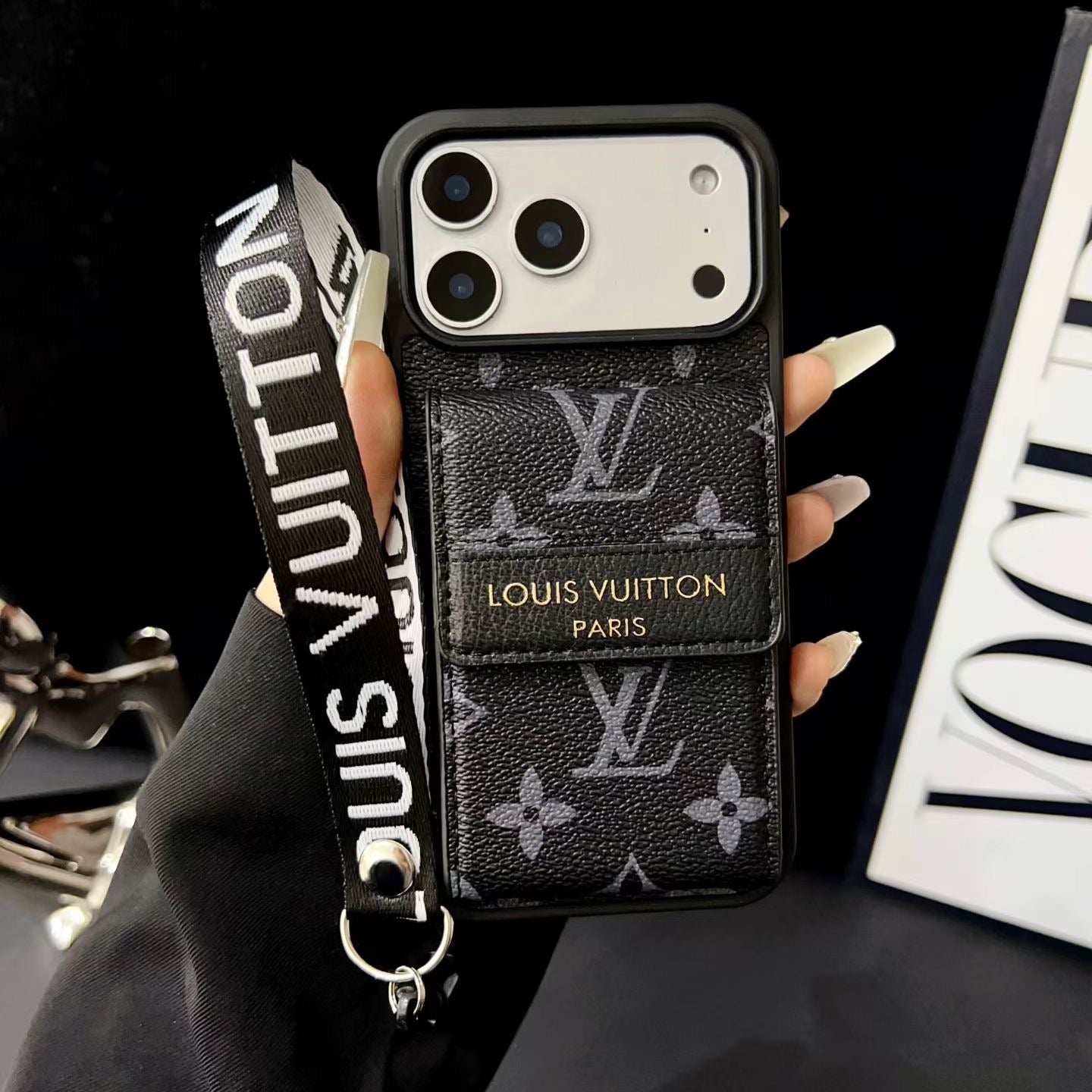 Fashion Card Holder Phone Case For iPhone