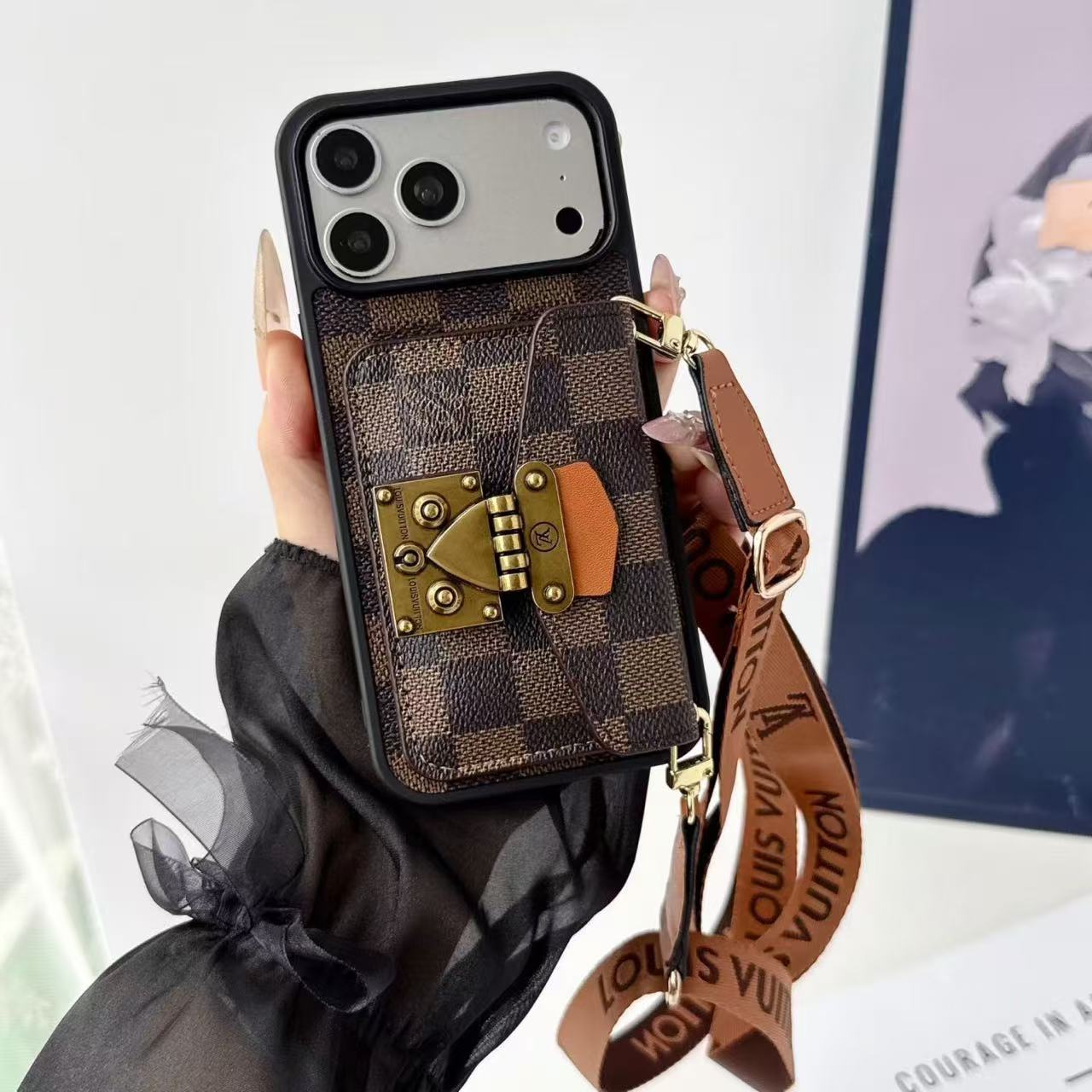 Full Design Chain Phone Case For iPhone