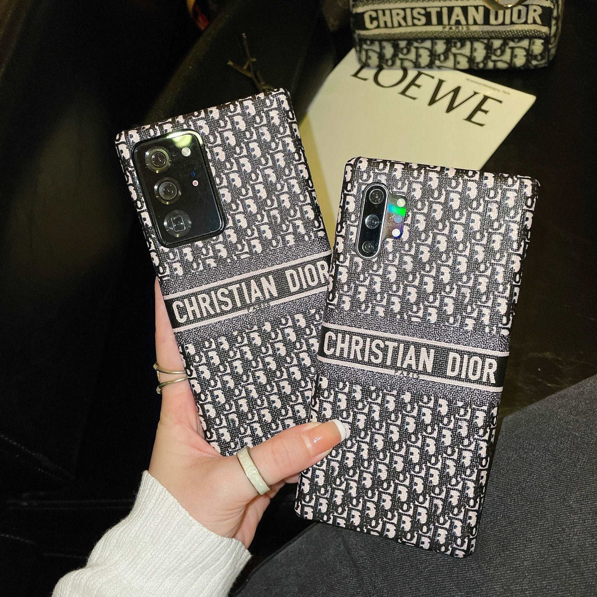 Black Printed Galaxy Case For Samsung