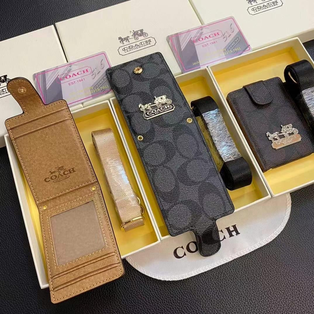 Autumn Card Holder With Strap Coin Holder