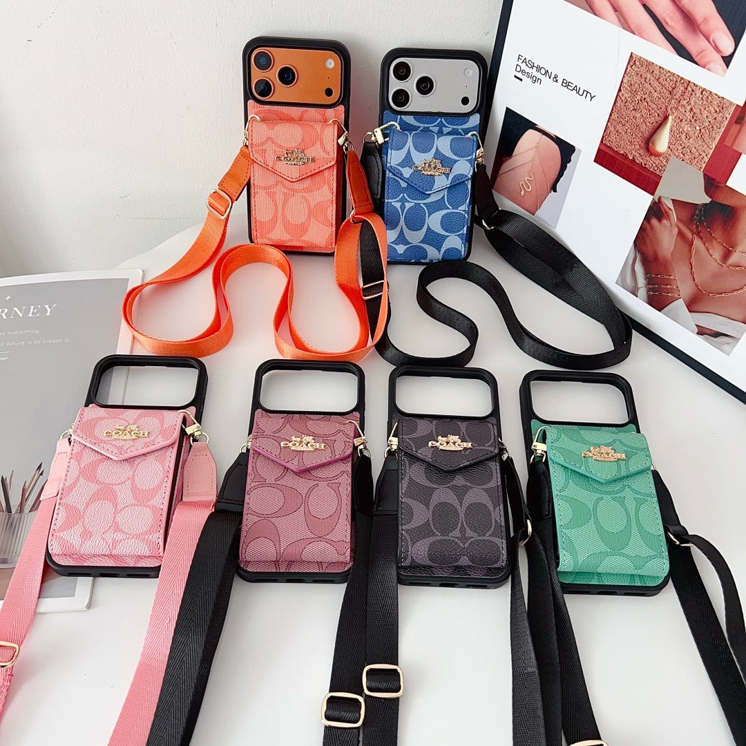 Leather Card Cover Galaxy Case For Samsung