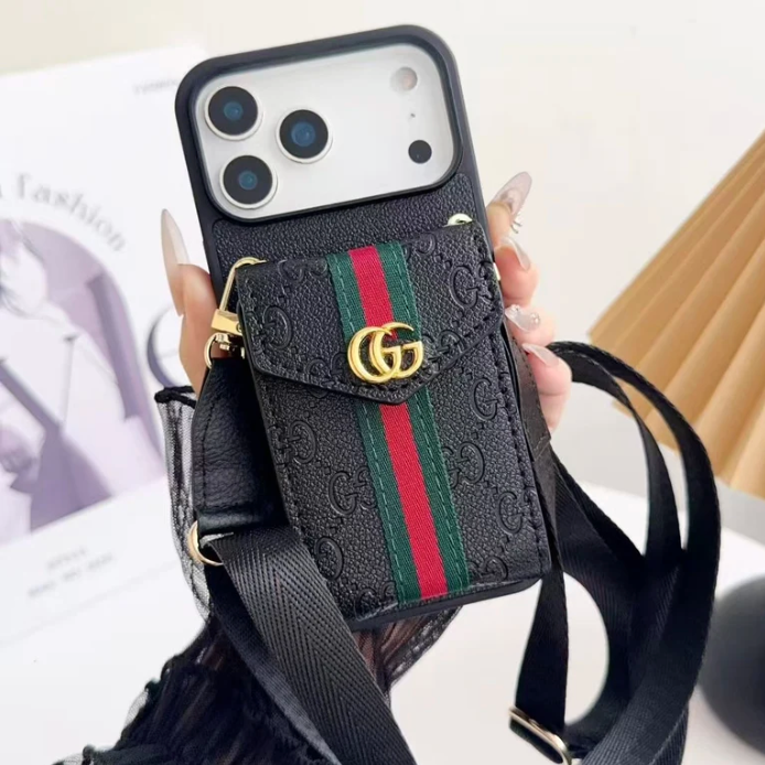 Crossbody Wallet Phone Case For iPhone