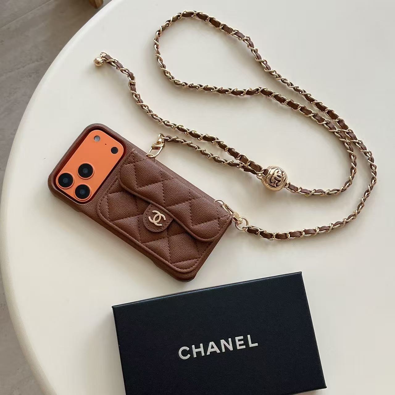Leather Holder Design Phone Case For iPhone