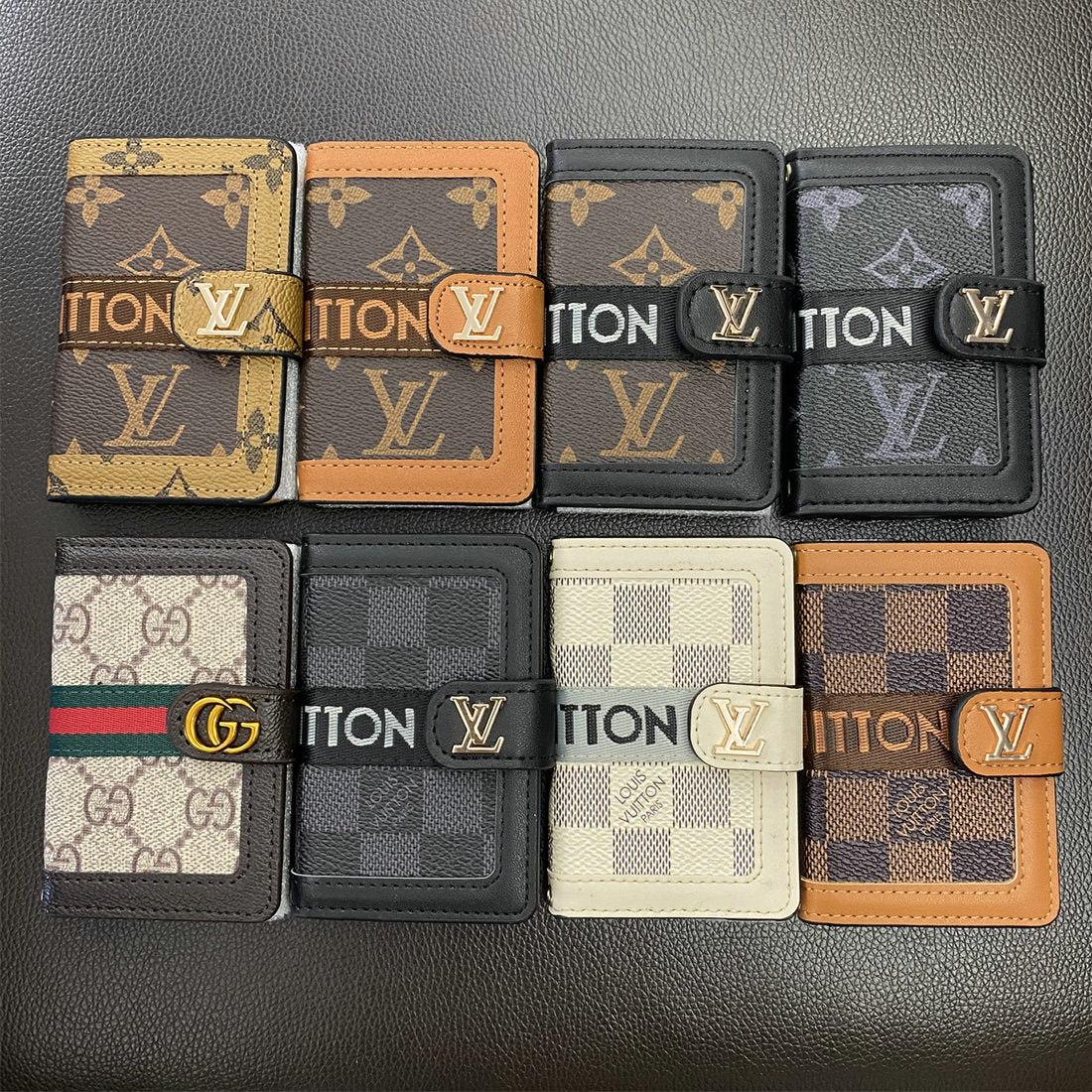 Leather High Quality Flip Card Holder