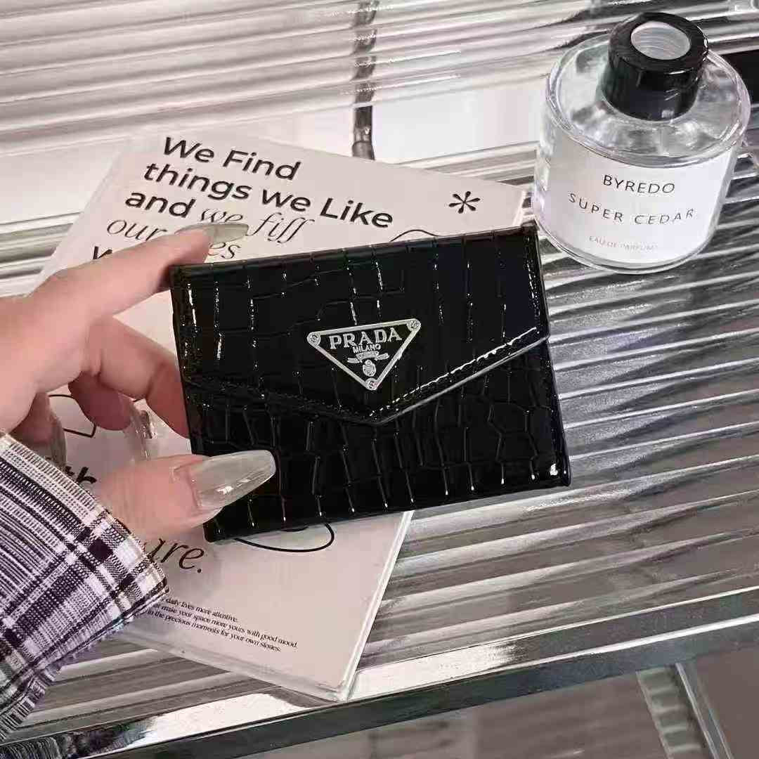 New Black Card Holder Coin Wallet