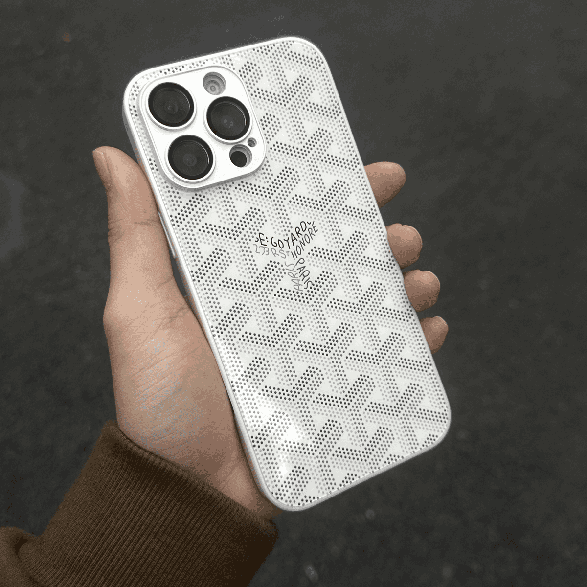 G-Y Luxury Geometric Monogram iPhone Case