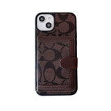 Classic iPhone Case With Wallet And Crossbody Strap White -XK240402