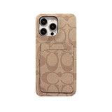 Classic Classic iPhone Case With Card Holder White -JQB240330