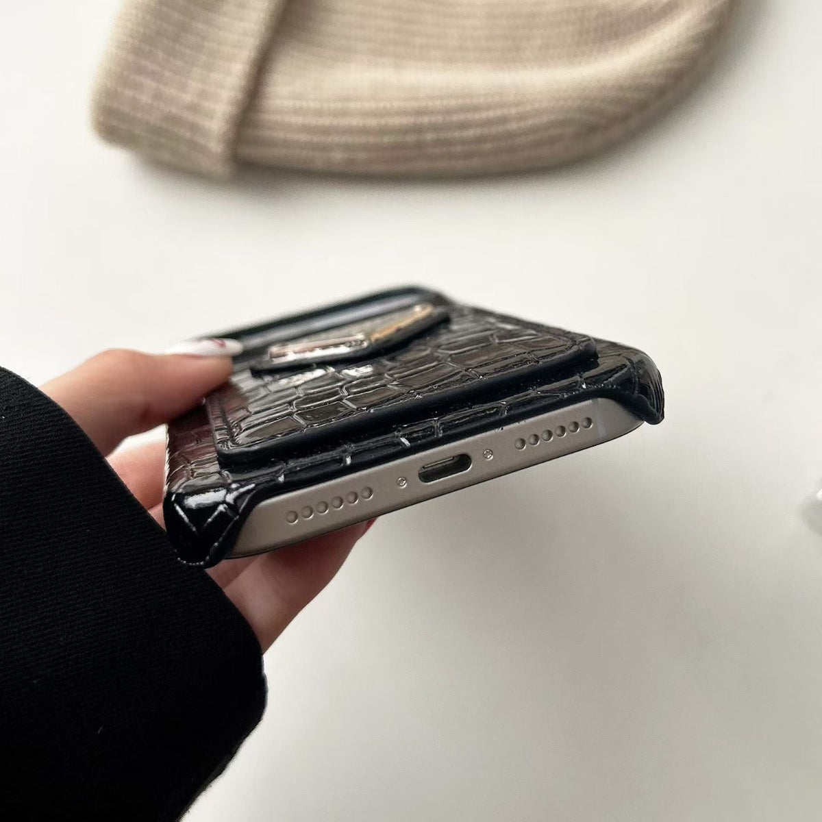 Colorful Card Holder Phone Case For iPhone