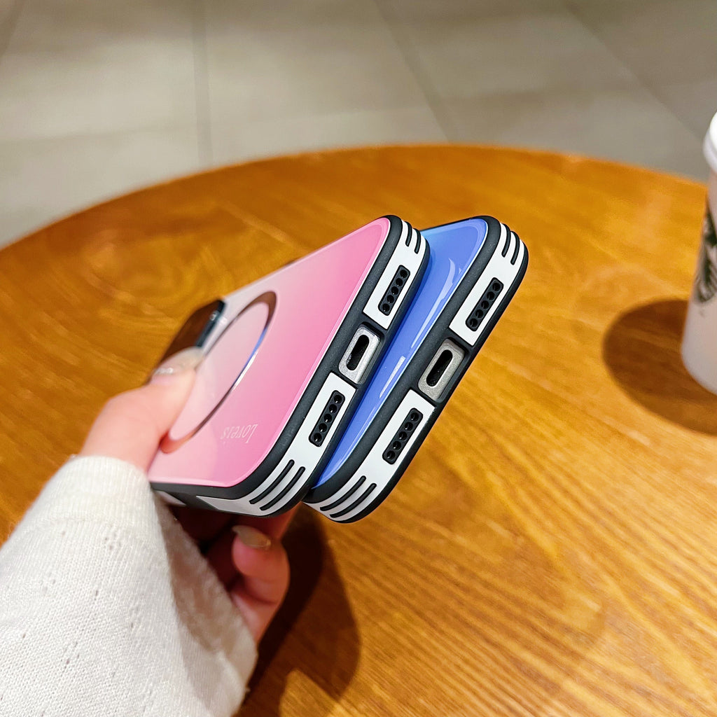 MagSafe Magnetic Gradient Phone Case with Lens Protection