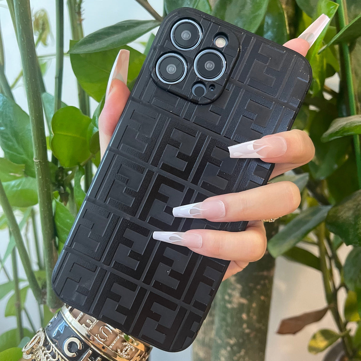 Fancy Black Phone Case For iPhone (3 Styles)