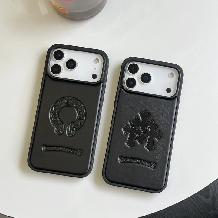 Premium Faux Leather iPhone Case