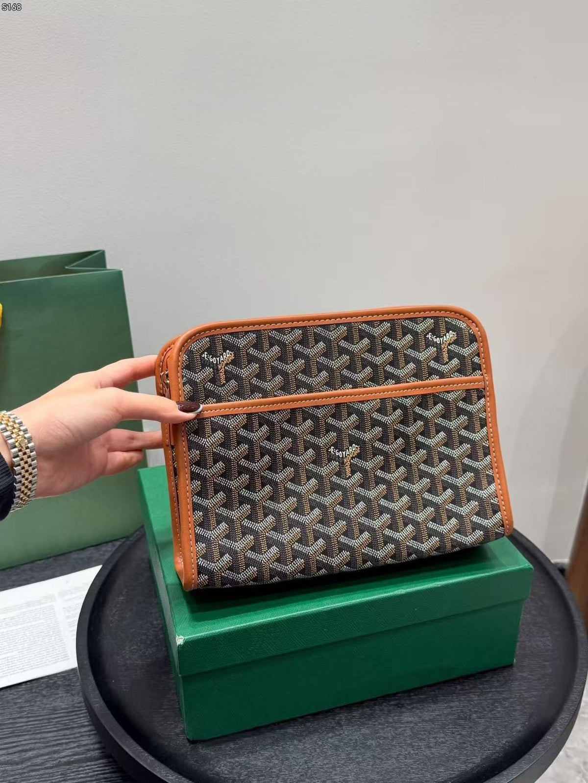 Essential clutch bag for men