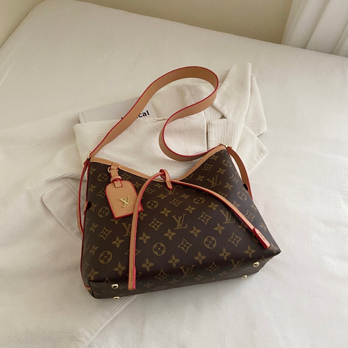 Monogram Cross-Strap Shoulder Bag