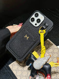 Card Holder Leather Pendant iPhone Case