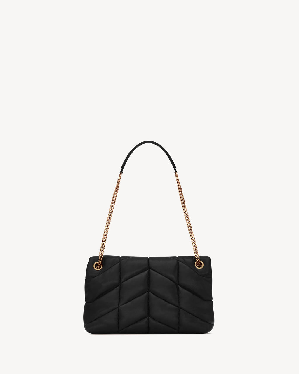 Luxe Quilted Lambskin Shoulder Bag with Chain Strap