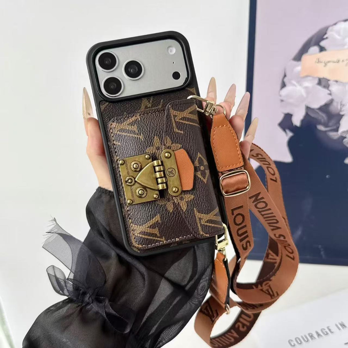 Full Design Chain Phone Case For iPhone