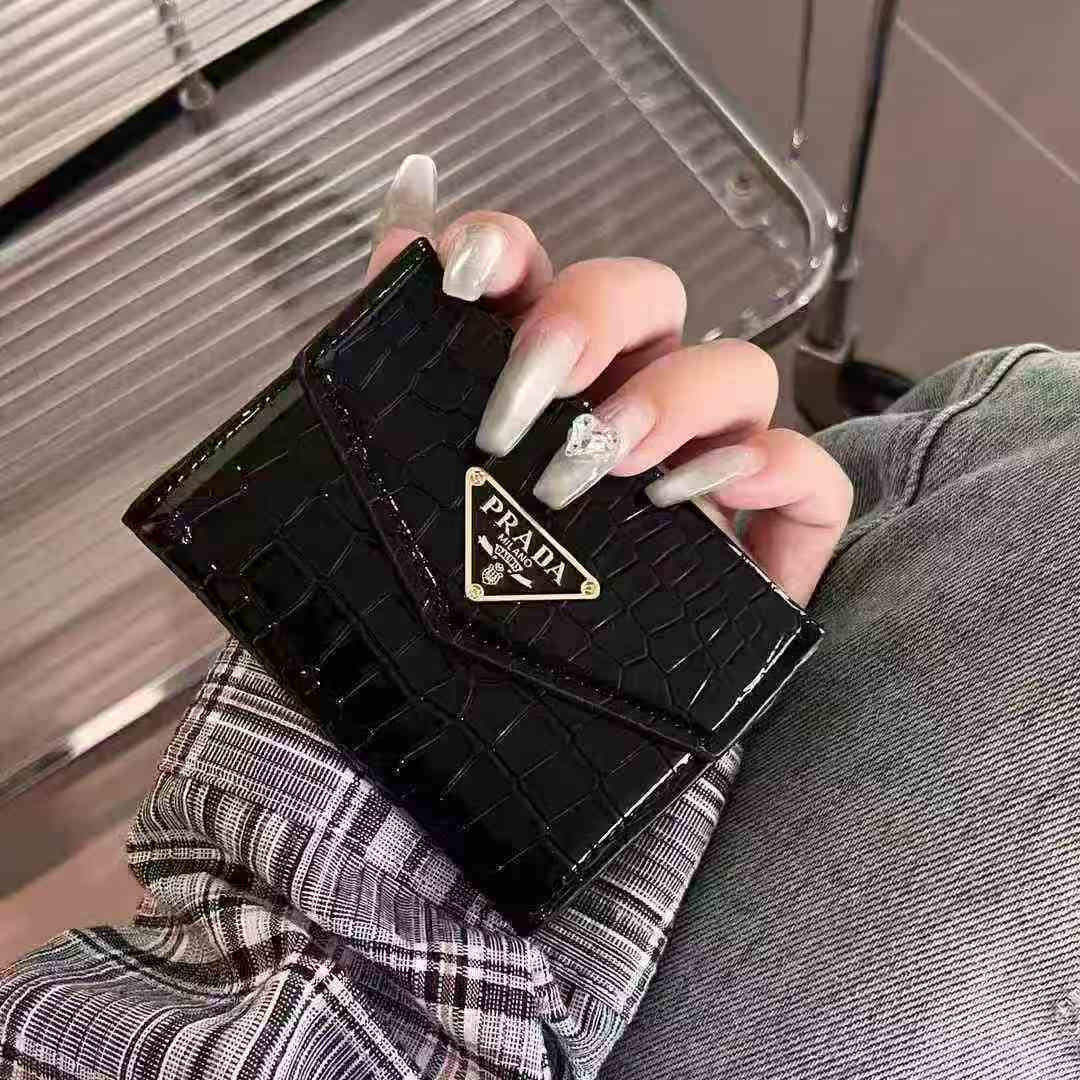 New Black Card Holder Coin Wallet