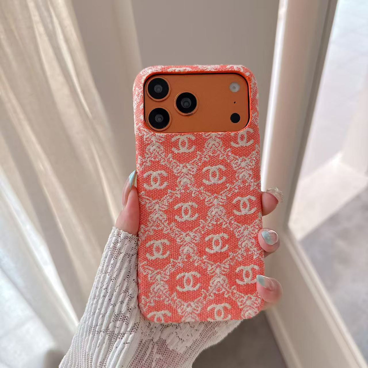 Embroidery Fashion Phone Case For iPhone
