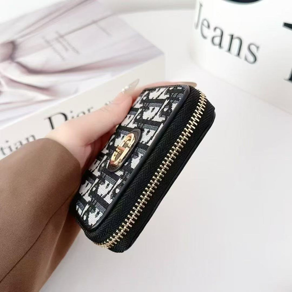Trendy Embroidery Levels Wallet