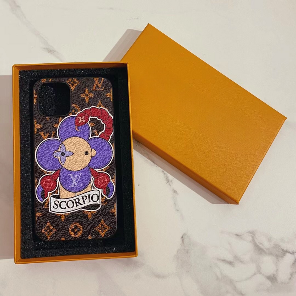 Scorpio Love Painted iPhone Case Custom made