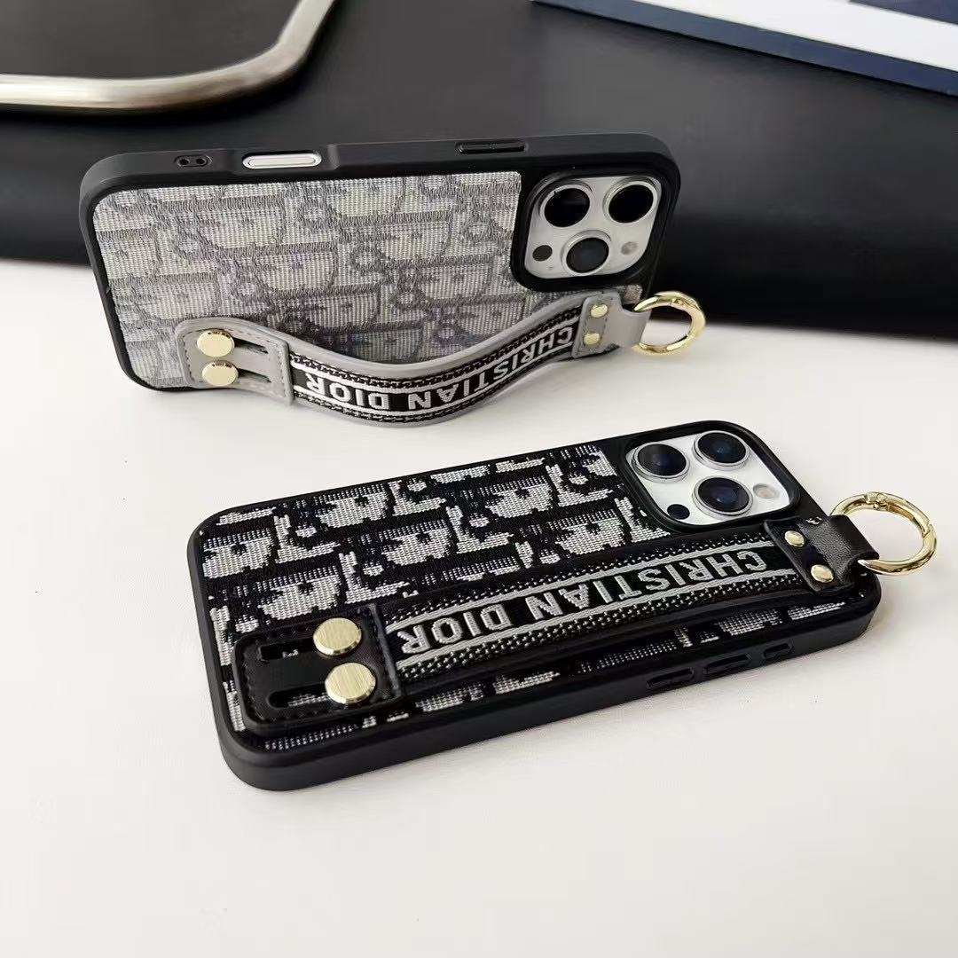 Black Wristband Phone Case For iPhone