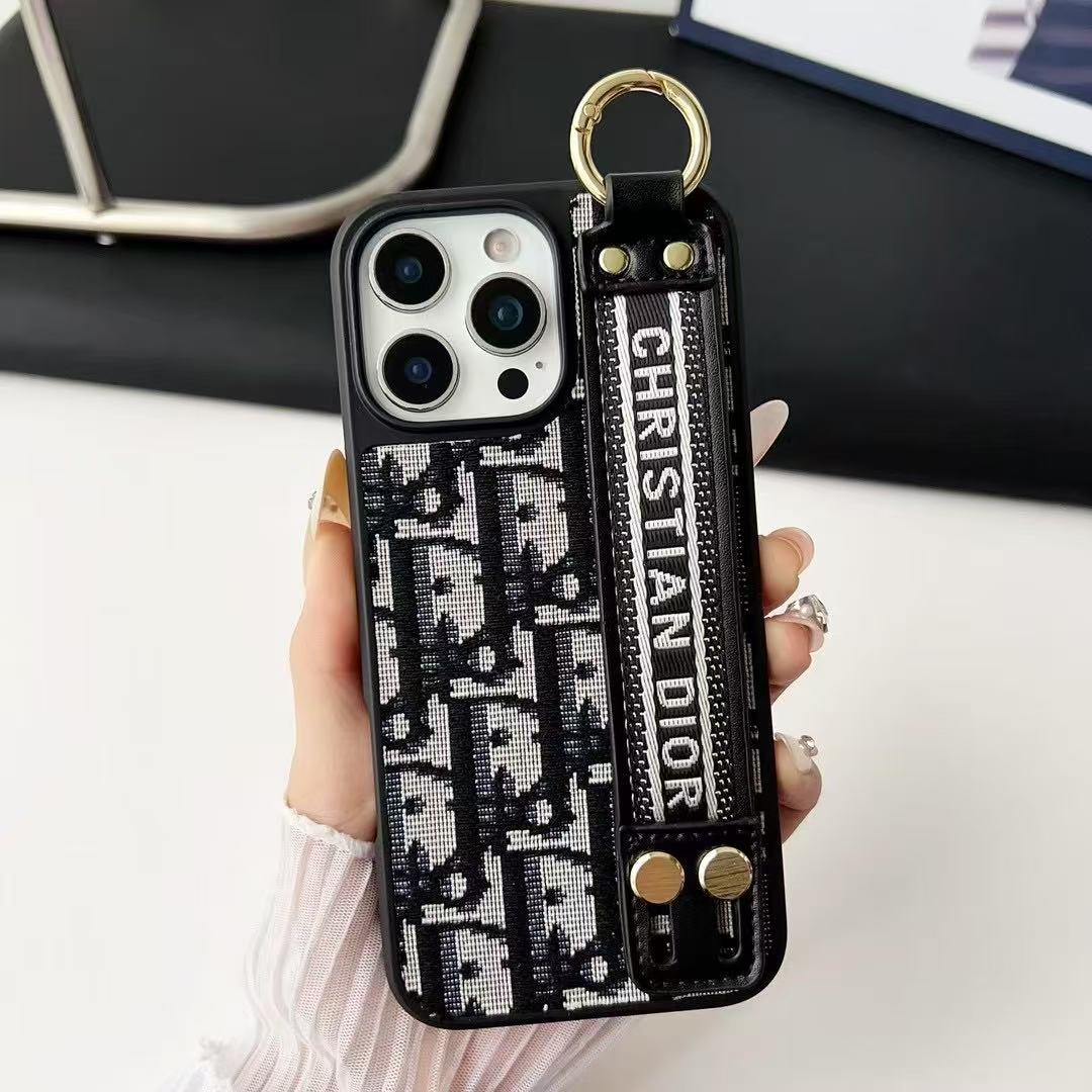 Black Wristband Phone Case For iPhone