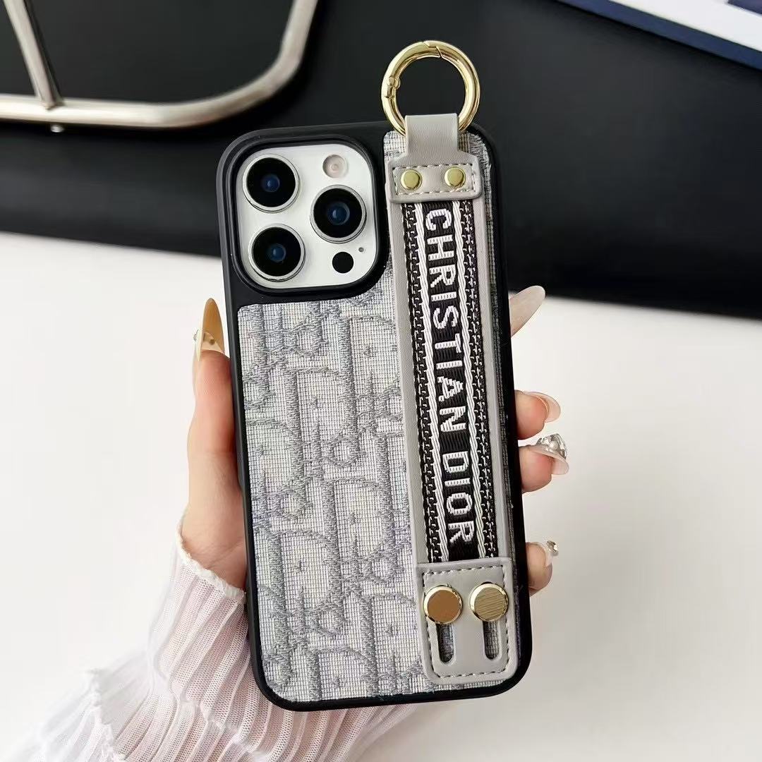 Black Wristband Phone Case For iPhone