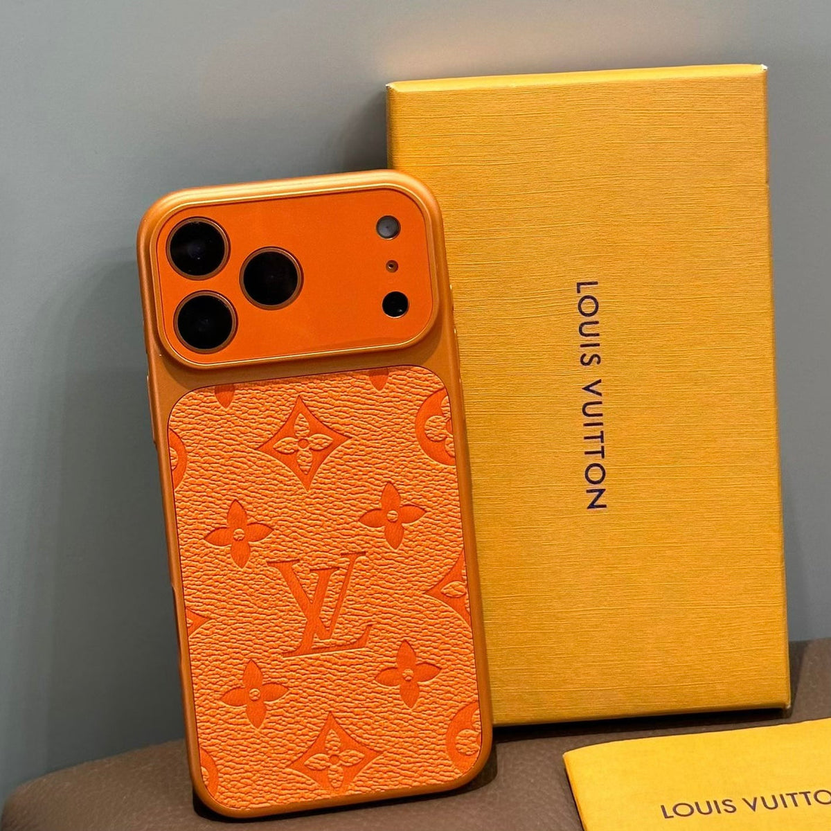 Orange Full Design Phone Case For iPhone