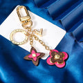 Rose Red Pendant Keychain