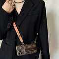 New Wallet With Strap Phone Case For iPhone