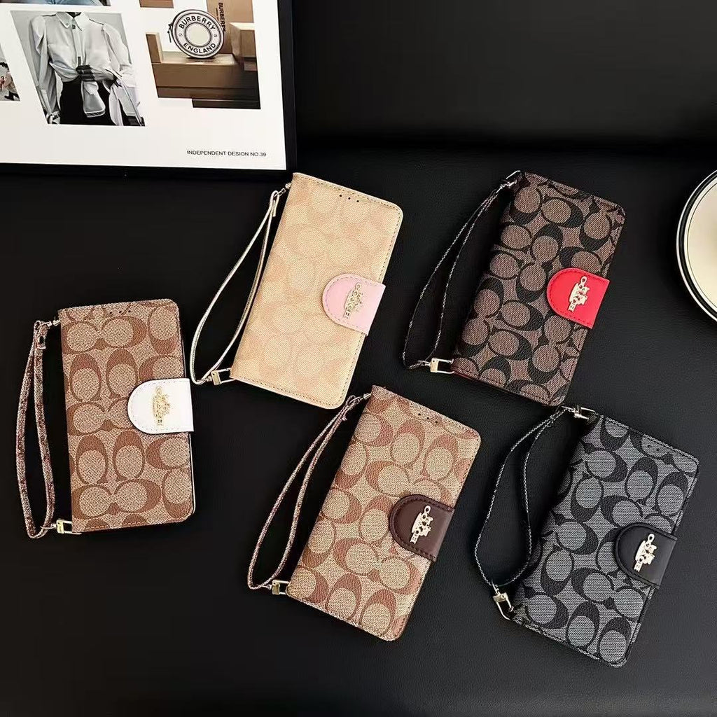 New Leather Wallet Design Phone Case For iPhone