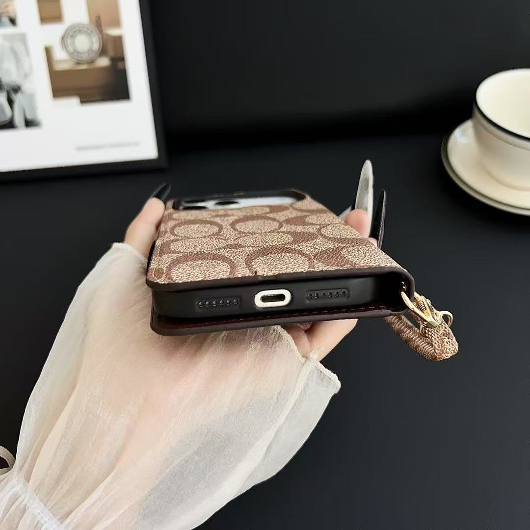 New Leather Wallet Design Phone Case For iPhone