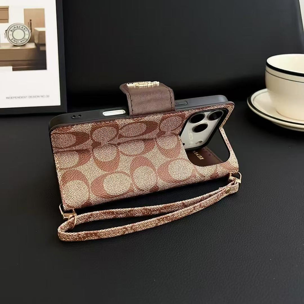 New Leather Wallet Design Phone Case For iPhone