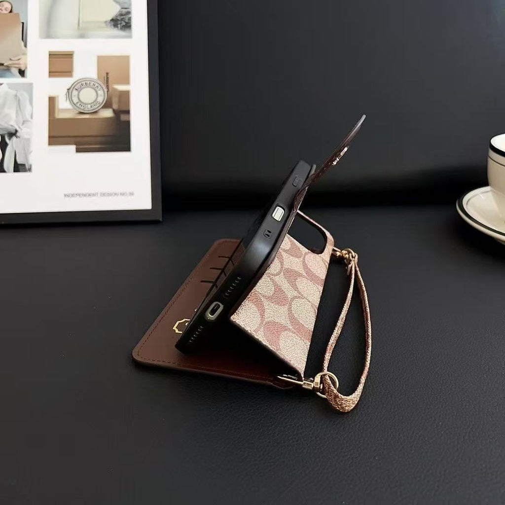 New Leather Wallet Design Phone Case For iPhone