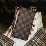 Trendy Leather Wallet Style Phone Case For iPhone