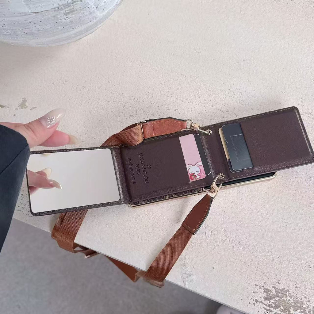 Classic Card Wallet Phone Case For iPhone
