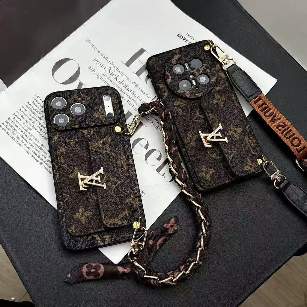 Brown Card Phone Case For iPhone