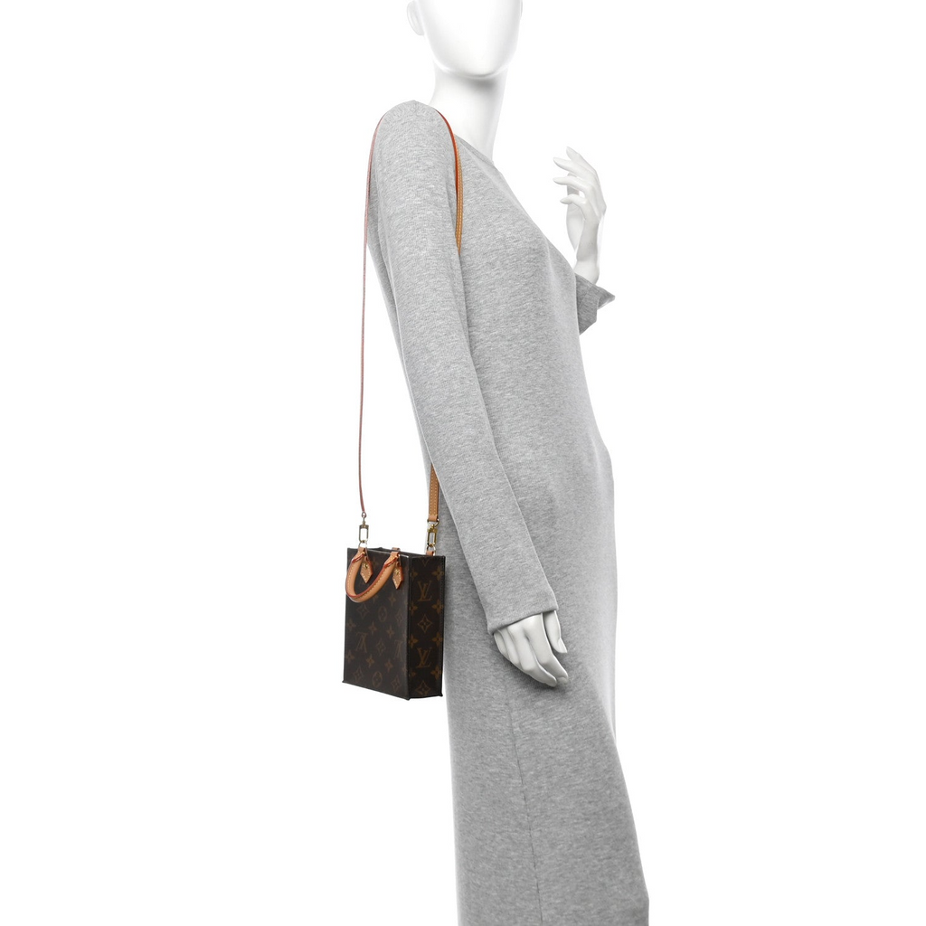 Classic Monogram Tote Bag With Crossbody Strap