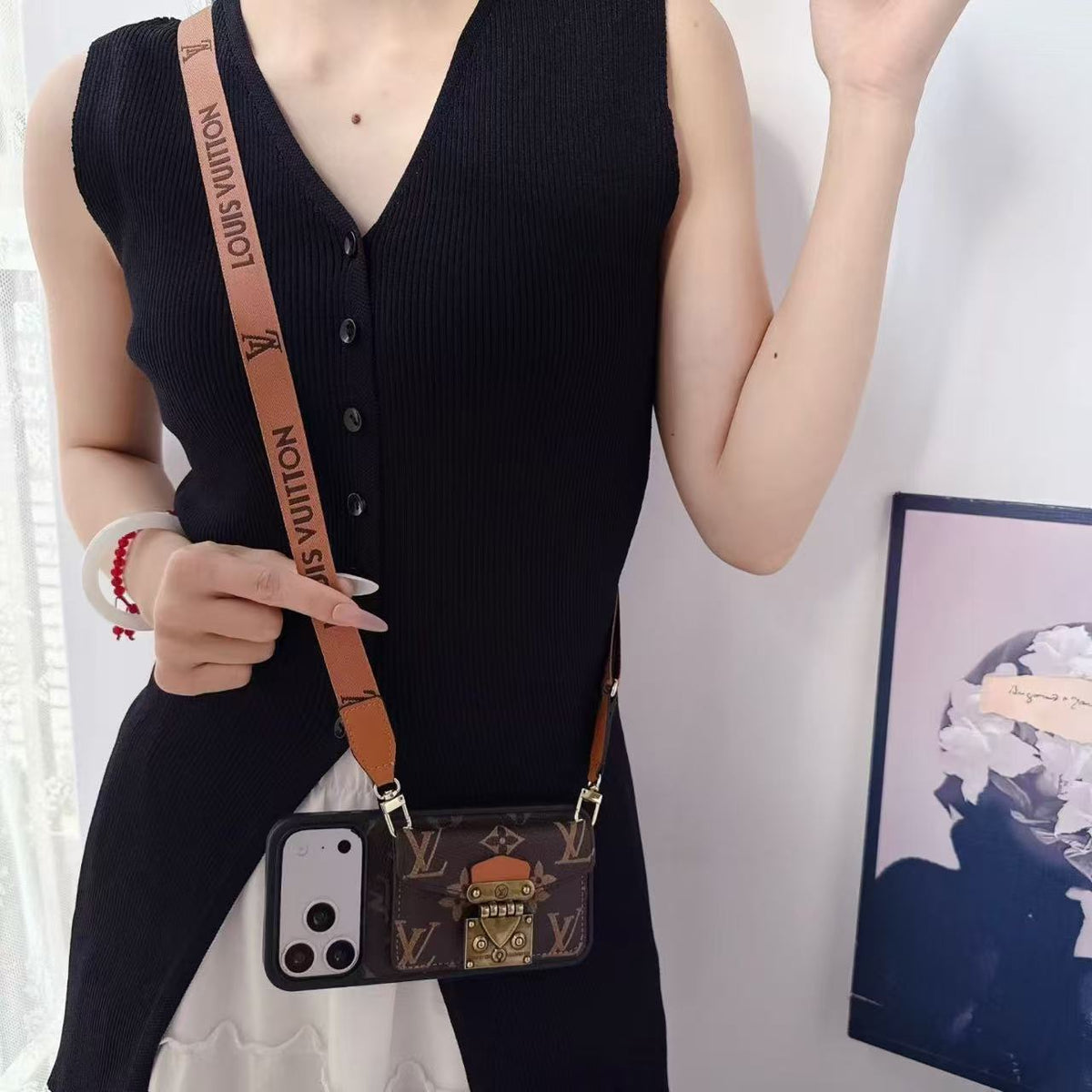 Full Design Chain Phone Case For iPhone