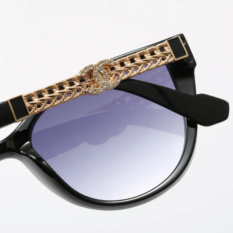 Fashionable Woven Temple Sunglasses 89861