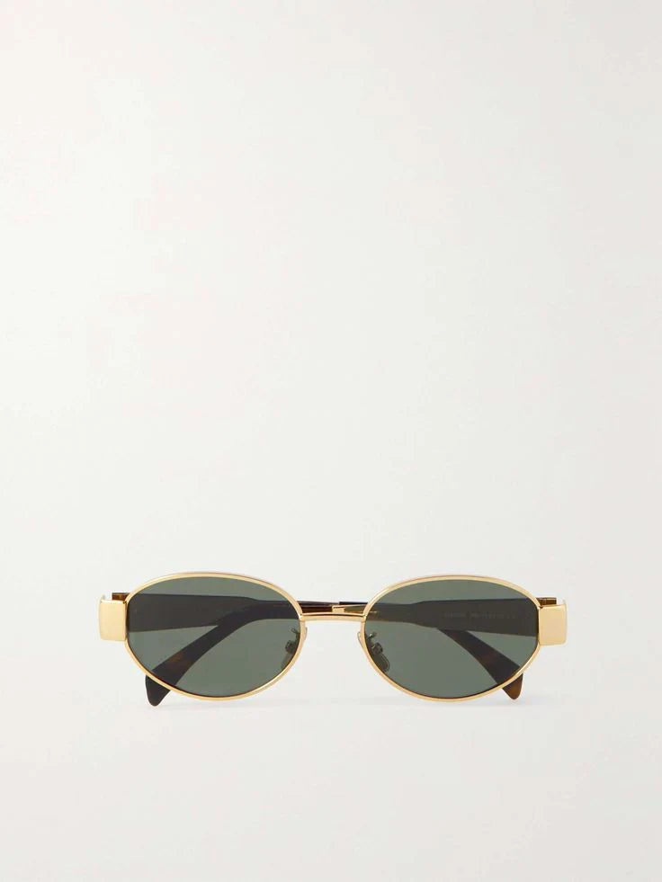 Oval-frametone METAL SUNGLASSES
