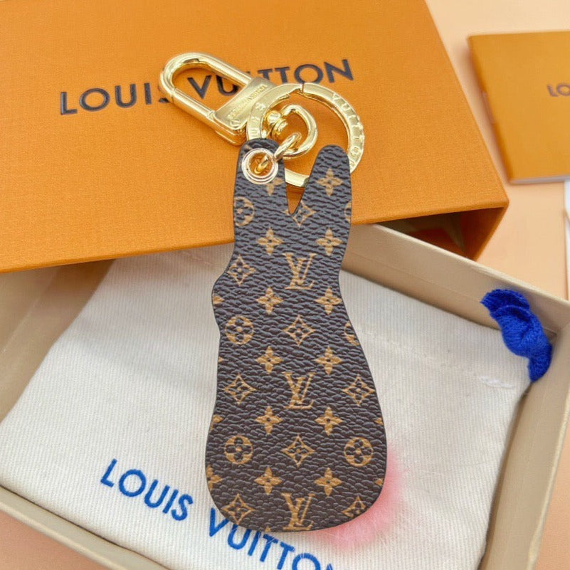 Pink Rabbit Keychain Pendant