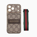Luxury Vintage Pattern iPhone Case | Wallet Card Holder & Crossbody Strap