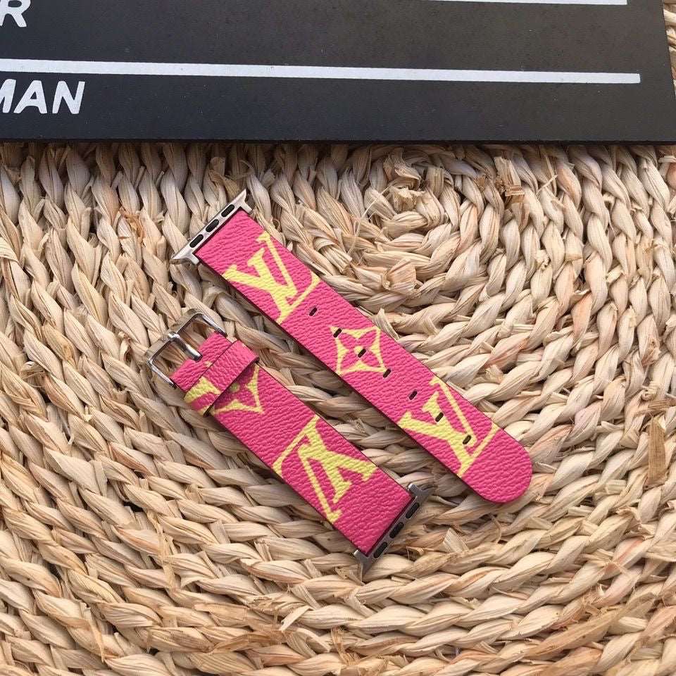 Colorful Leather Apple Watch Straps