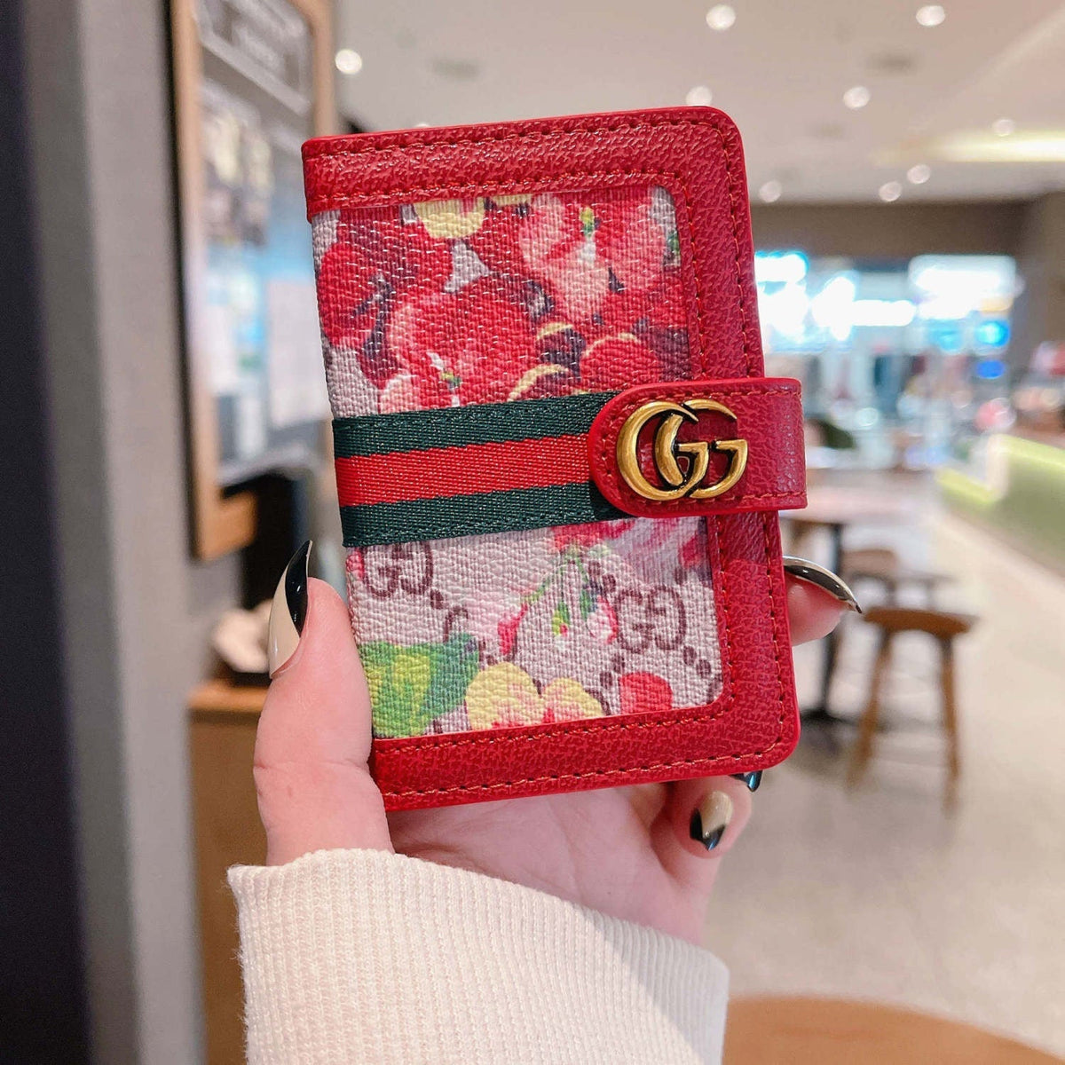 Retro Printed Card Holder