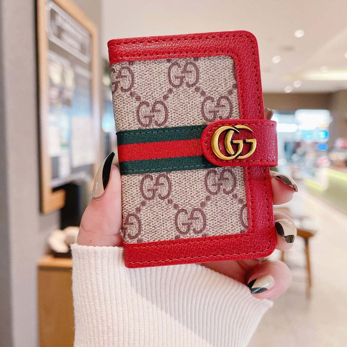 Retro Printed Card Holder