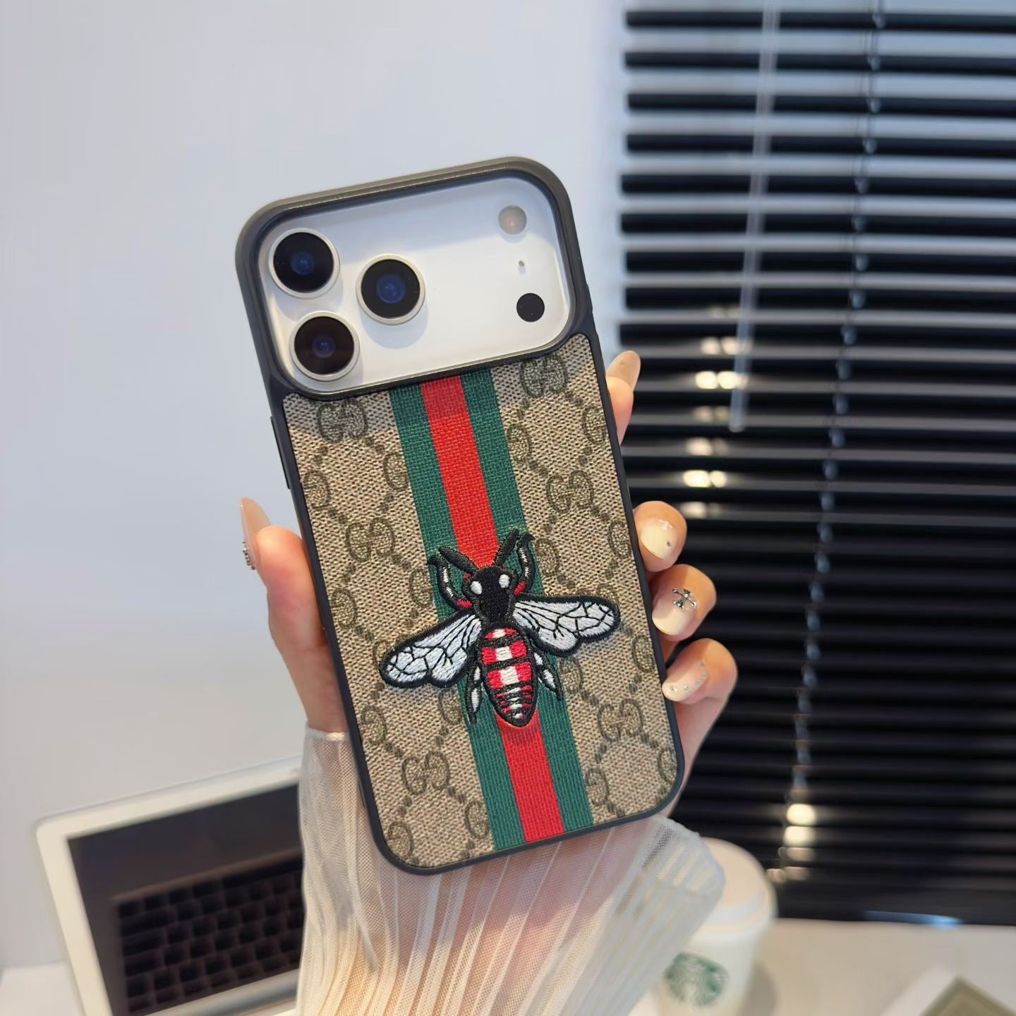 Embroidery Pattern Phone Case For iPhone