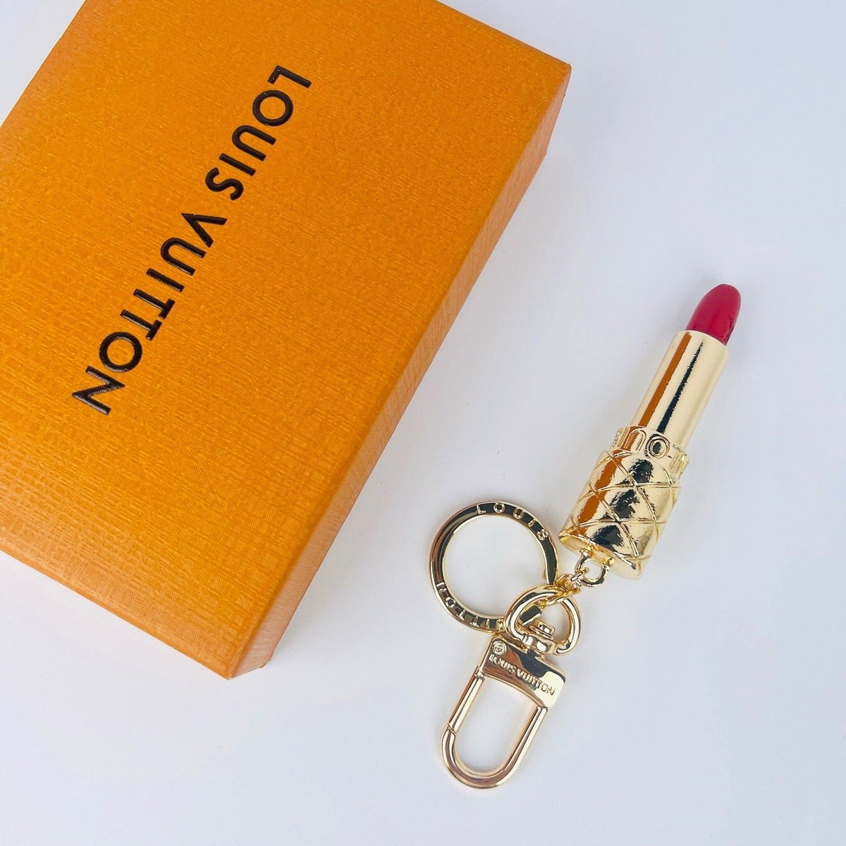 Lipstick Design Keychain Pendant